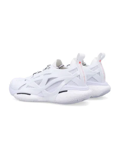 Adidas By Stella Mccartney Alexander Mcqueen Sand Canvas Tread Slick Sneakers In White