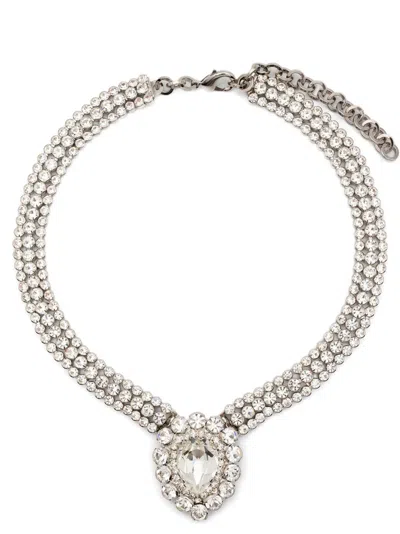 Alessandra Rich Crystal-embellished Necklace