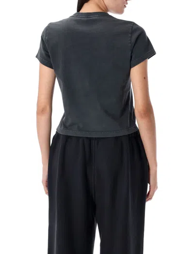 Alexander Wang T-shirt With Logo In Black