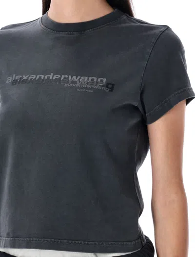 Alexander Wang T-shirt With Logo In Black
