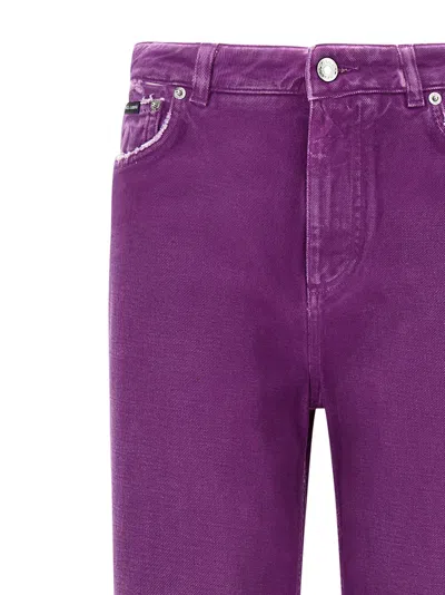 Dolce & Gabbana Flared Leg Trousers Rivet Accents