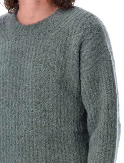Ami Alexandre Mattiussi Ami Paris Sweaters In Green