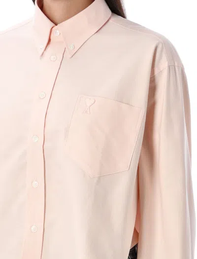 Ami Alexandre Mattiussi Ami Paris T Shirts And Polos Pink In Pink