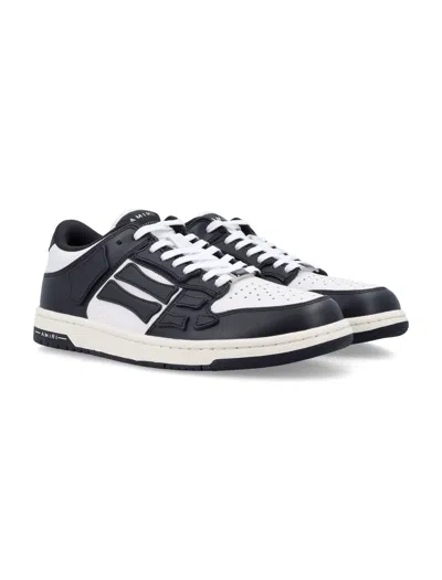 Amiri Skel Top Low Sneakers In Black