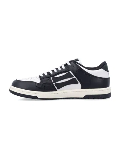 Amiri Skel Top Low Sneakers In Black