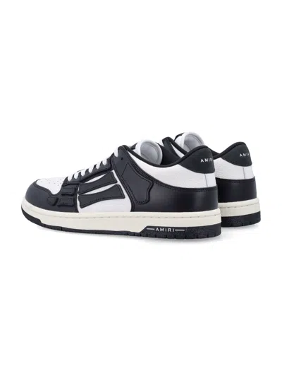 Amiri Skel Top Low Sneakers In Black