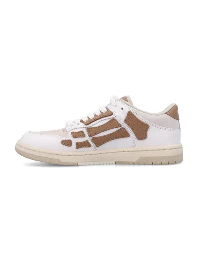 Amiri Rubber Sole Low Top Sneakers In Brown