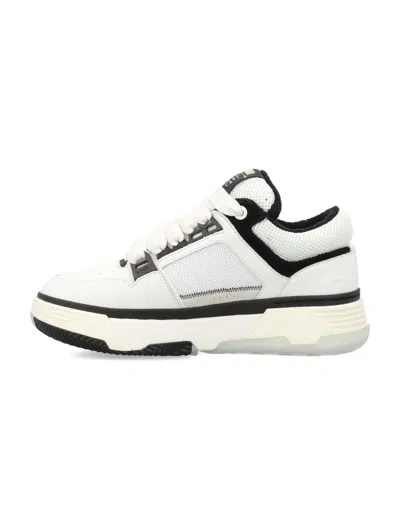 Amiri White Low Top Sneakers With Logo Patch On Side And Tongue