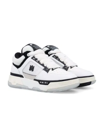 Amiri White Low Top Sneakers With Logo Patch On Side And Tongue