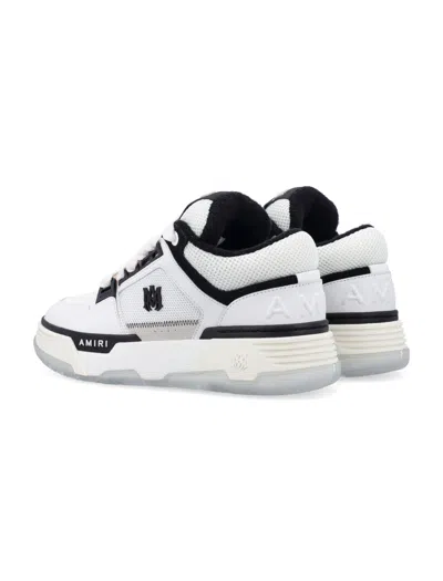 Amiri White Low Top Sneakers With Logo Patch On Side And Tongue