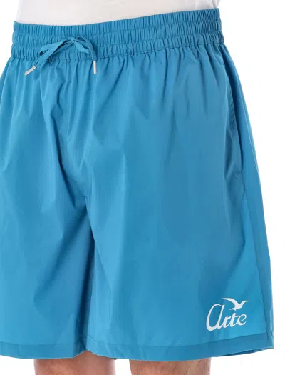 Arte Antwerp Drawstring-waist Shorts In Blue