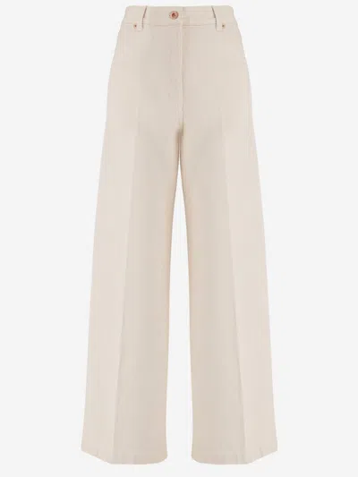 Aspesi High-waisted Trousers In Neutral