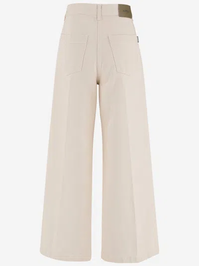 Aspesi High-waisted Trousers In Neutral