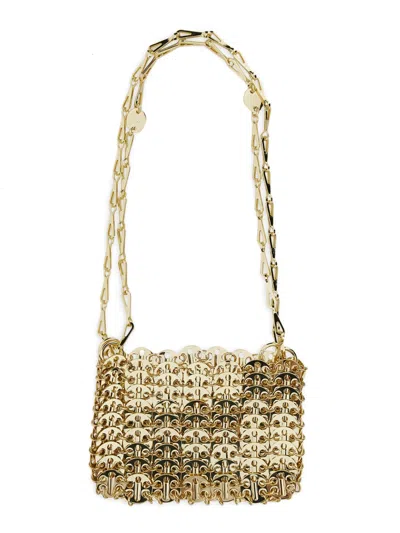 Rabanne Iconic 1969 Nano Bag In Gold