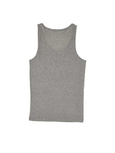 Tom Ford Tank Top With Logo In Gray