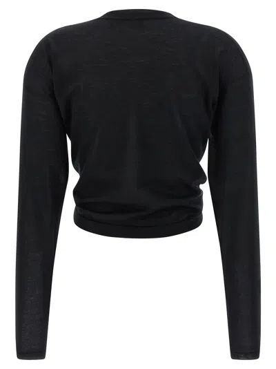 Dolce & Gabbana Cashmere Cardigan Sweaters And Cardigans Black In Black
