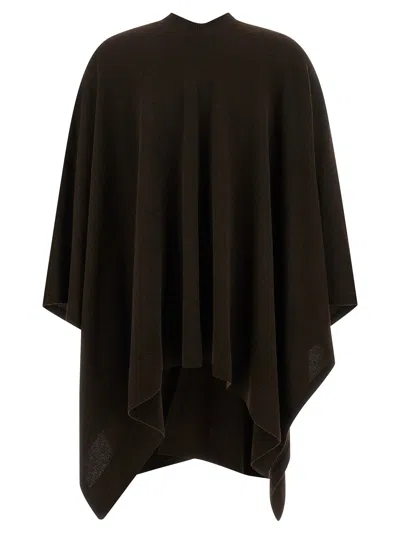 Tom Ford Cashmere Poncho Capes Brown In Black