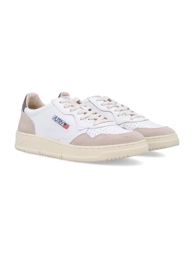 Autry Leather And Suede Medalist Low Sneakers