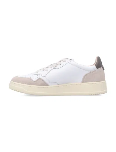 Autry Leather And Suede Medalist Low Sneakers