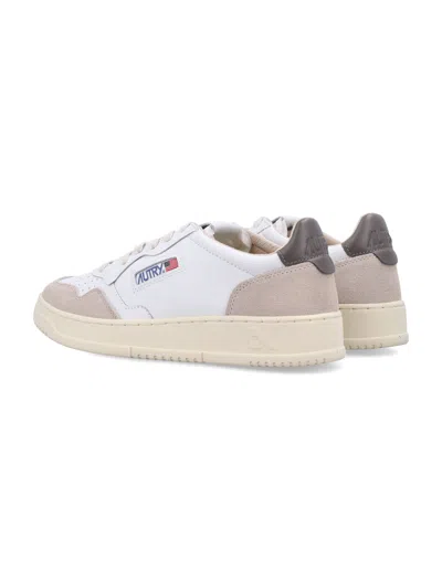Autry Leather And Suede Medalist Low Sneakers