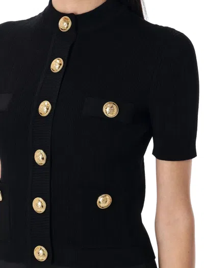 Balmain Buttoned Knitted Cardigan