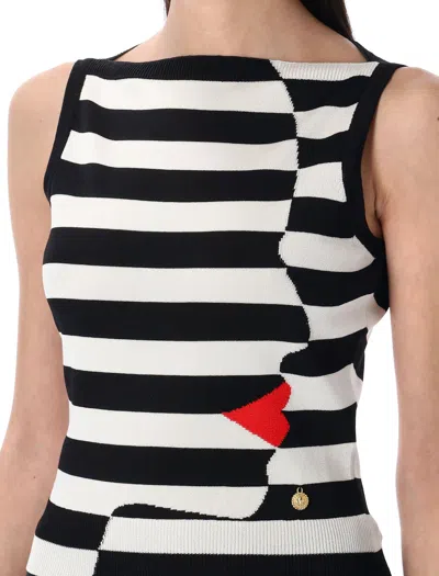 Balmain Sleeveless Top In Black