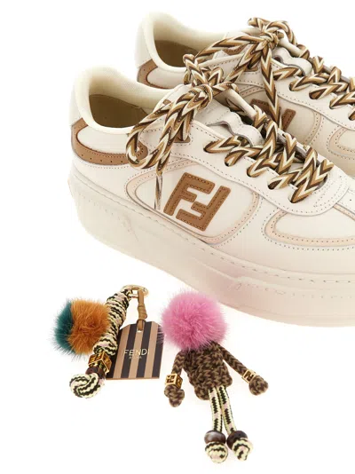 Fendi Match Platform Sole Sneakers Charms