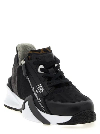Fendi Men Flusso Di Scarpe Da Ginnastica In Black