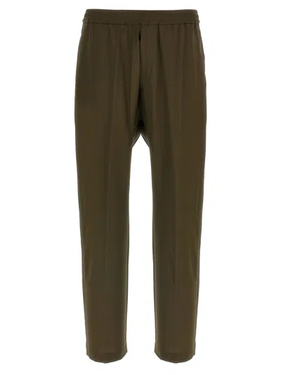 Barena Venezia Straight Leg Elastic Waistband Pants With Back Pockets