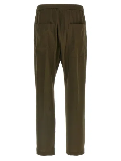 Barena Venezia Straight Leg Elastic Waistband Pants With Back Pockets