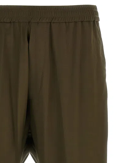 Barena Venezia Straight Leg Elastic Waistband Pants With Back Pockets
