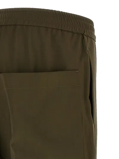 Barena Venezia Straight Leg Elastic Waistband Pants With Back Pockets