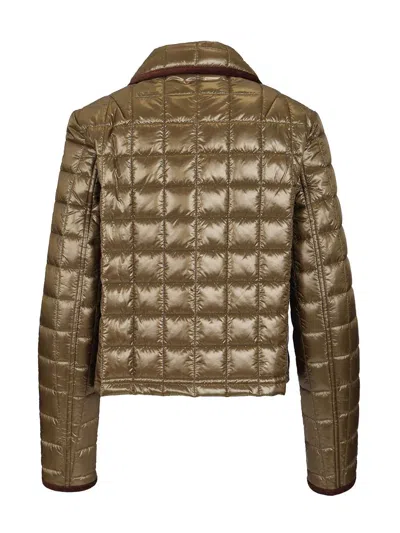 Fay Lightweight Black Polyamide Jacket In Green