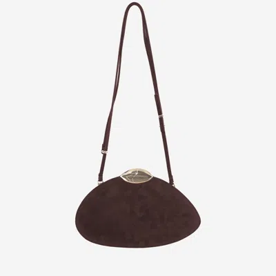 Benedetta Bruzziches Belle De Jour Clutch Bag In Brown