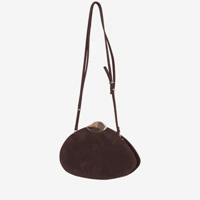Benedetta Bruzziches Belle De Jour Clutch Bag In Brown