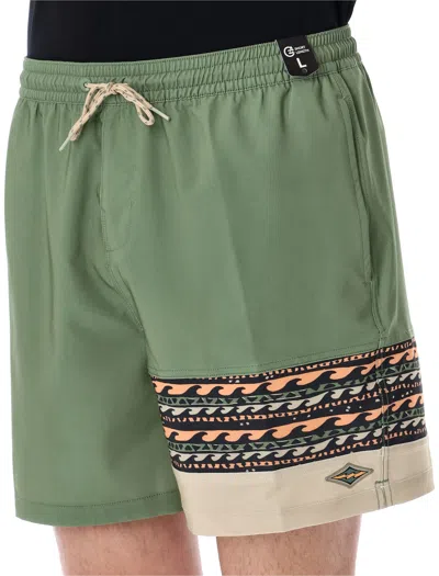 Billabong Burleigh Swim Shorts In Green