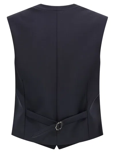 Blazé Milano First Class Feral Vest In Blue
