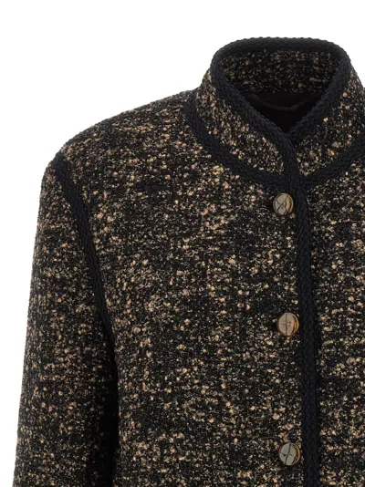 Blazé Milano Katara Curly Blazer In Green