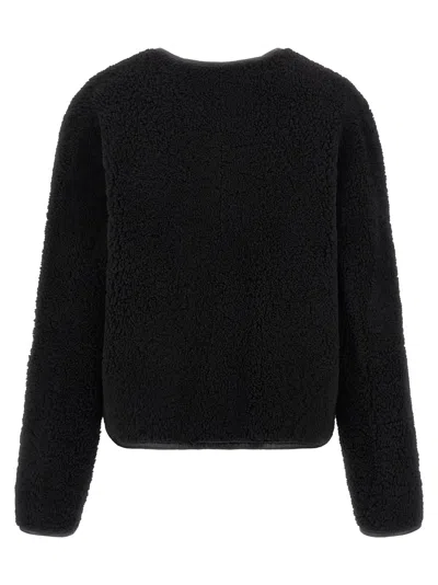 Blazé Milano Gliss Reversible Leather-trimmed Shearling Jacket In Multi