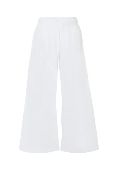 Diesel White Trousers For Girl With Heart In White