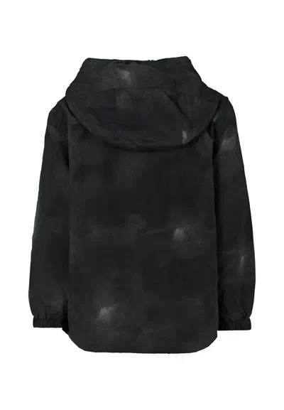 Marc Jacobs Black Windbreaker For Boy With Smiley In Black