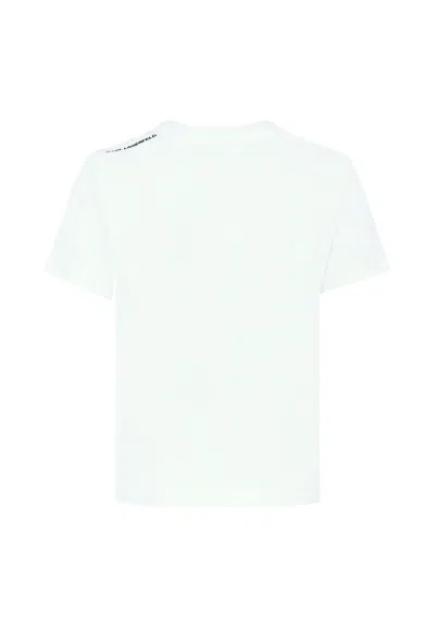 Karl Lagerfeld White T-shirt For Boy With  In White