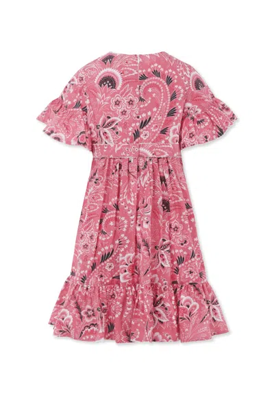 Etro Paisley-print Dress In Pink