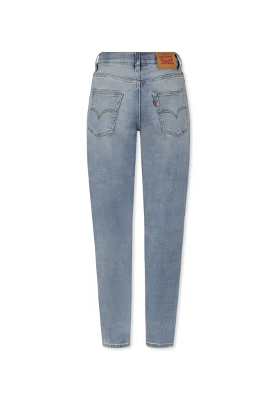 Levi's Logo-patch Jeans In Blue