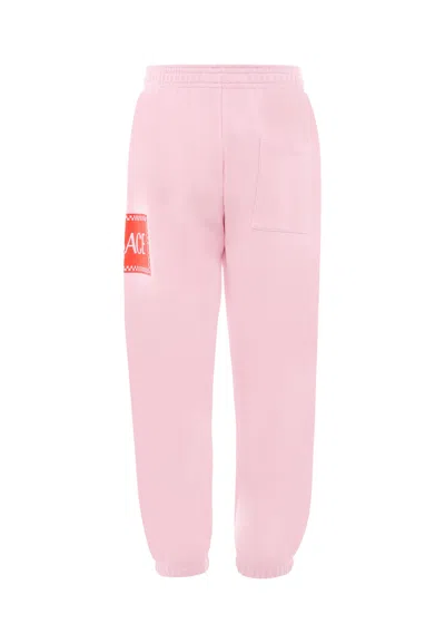 Versace Logo-print Track Pants In Pink