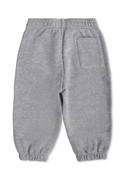 Versace Grey Trackpants With Logo For Baby In Gray