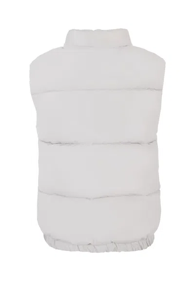 Richmond Grey Gilet For Boy With Logo In Gray