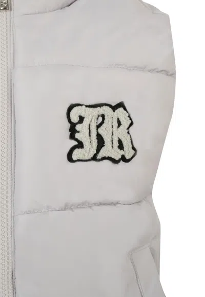 Richmond Grey Gilet For Boy With Logo In Gray