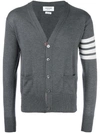 THOM BROWNE v-neck cardigan,DRYCLEANONLY