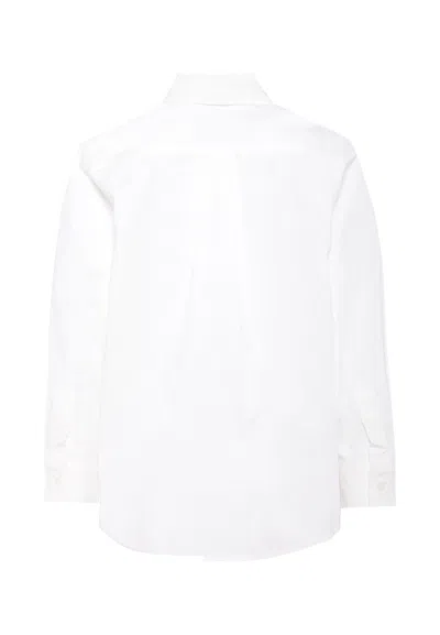 Marni White Shirt For Kids With Logo In White